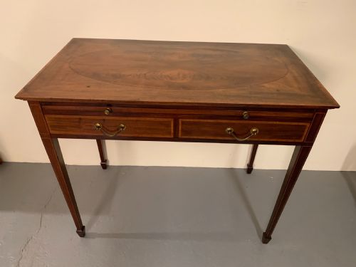 Edwardian Inlaid Writing Table
