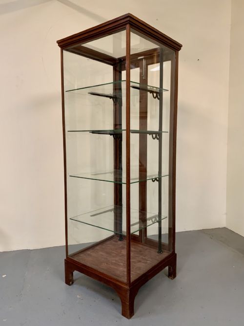 Good Mahogany Shop Display Cabinet