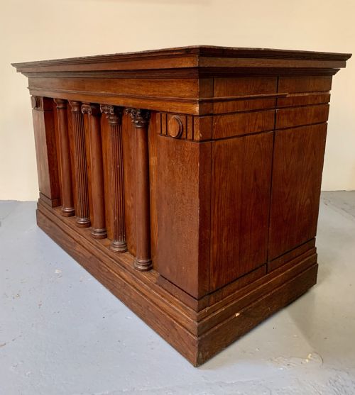 Oak Shop Counter