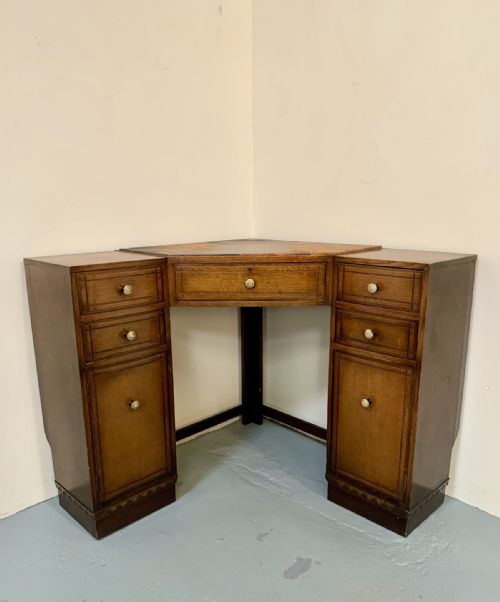 Heals Oak Corner Desk