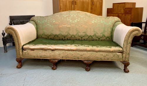 Large Camel Back Sofa