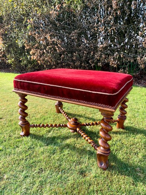 Large Scottish Oak Stool