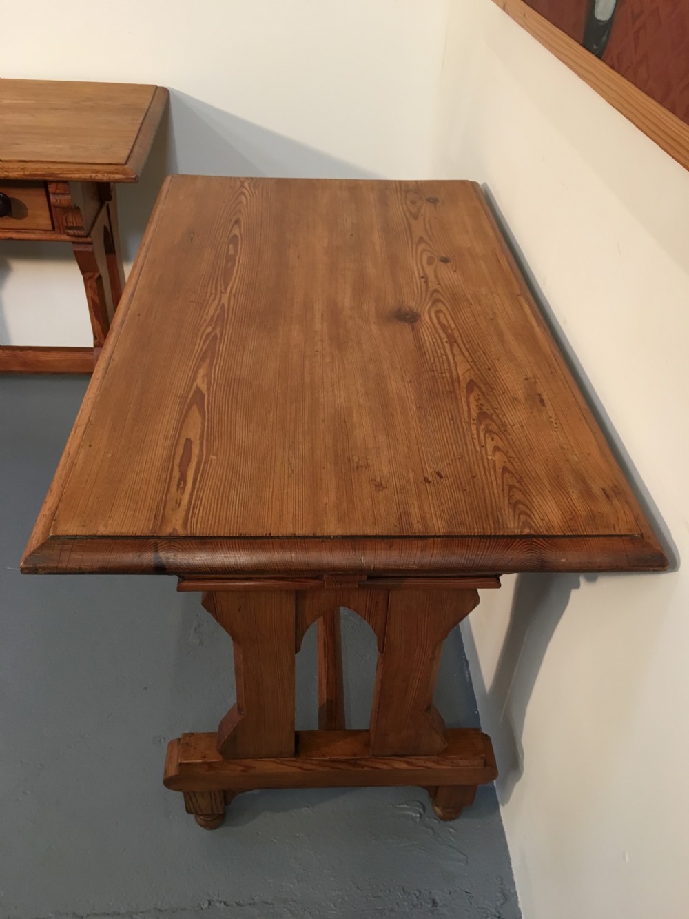 Pair Scottish gothic side tables  View III