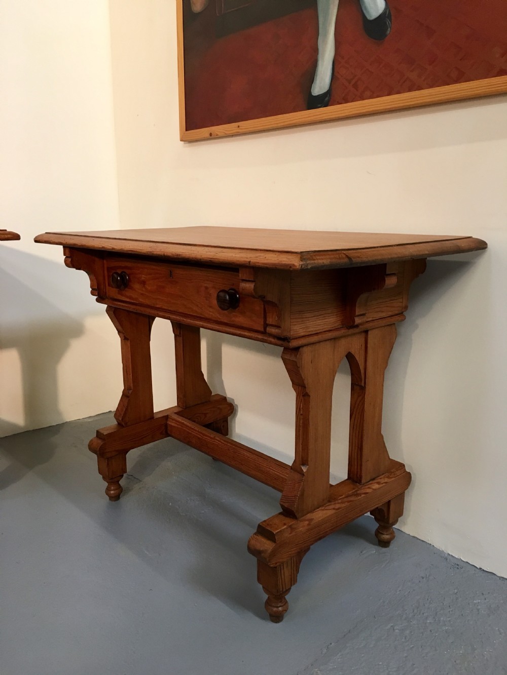Pair Scottish gothic side tables  View VI