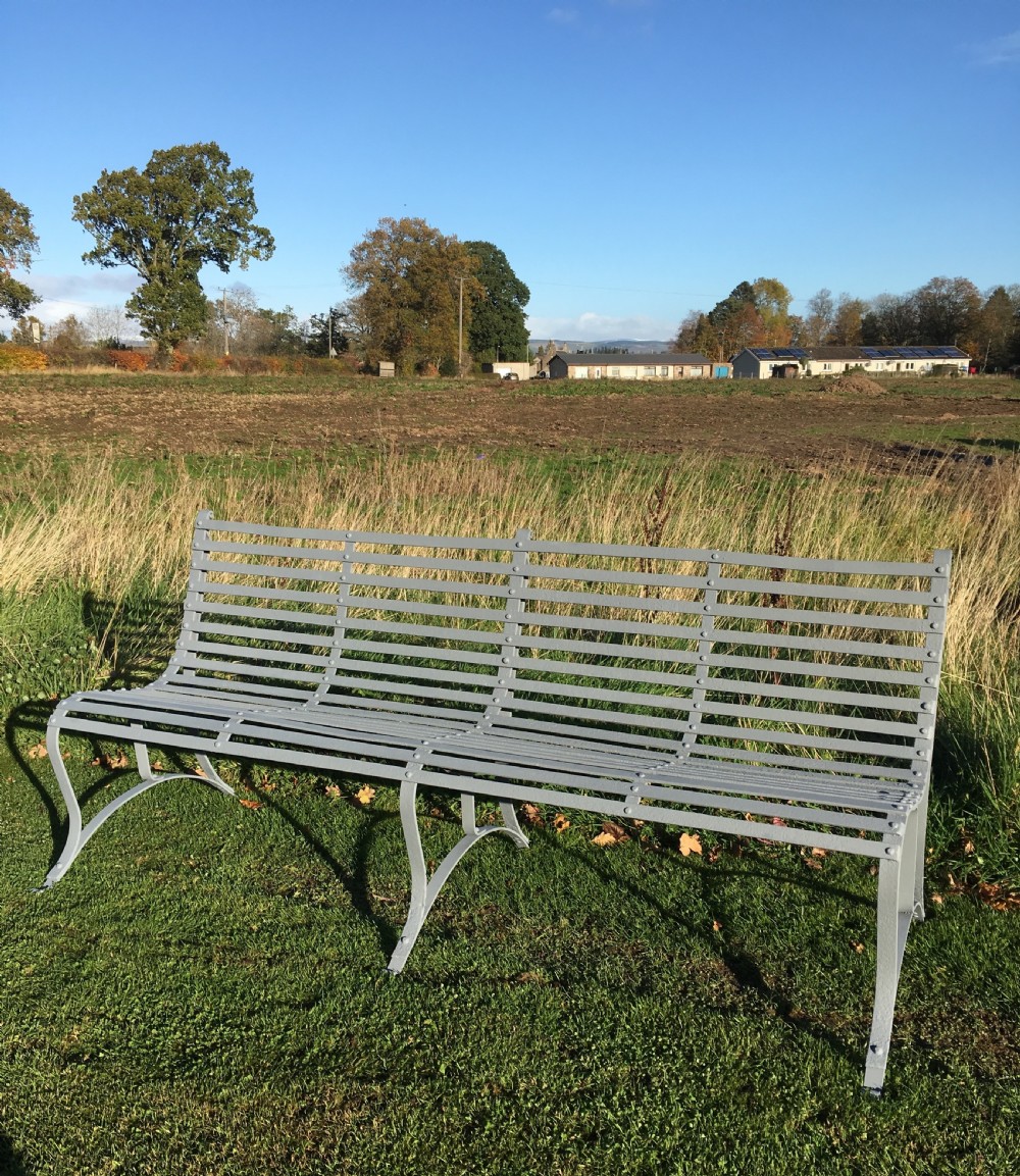 Regency strap work garden bench