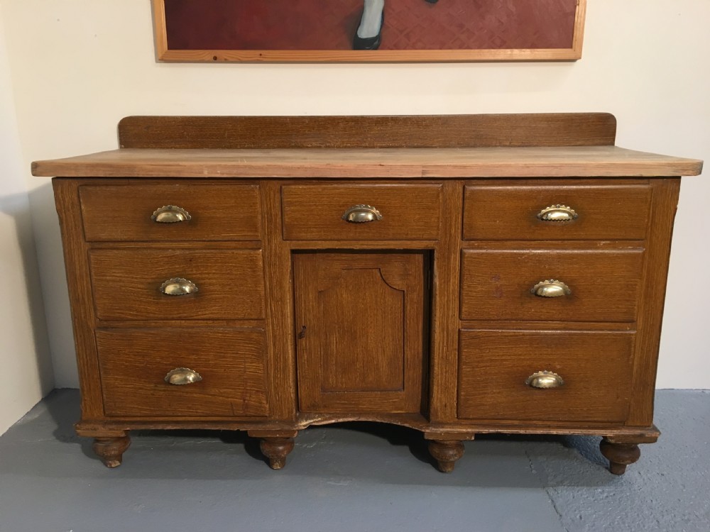Pine Lancashire dresser base 