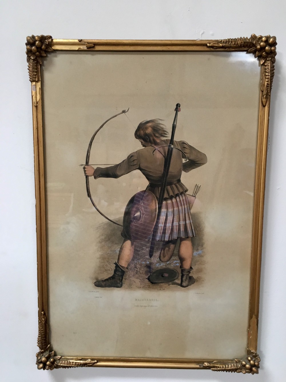 Pair Scottish lithographs  View II