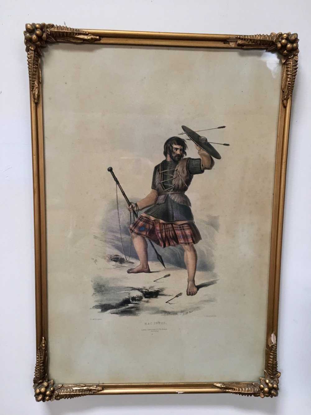 Pair Scottish lithographs  View III