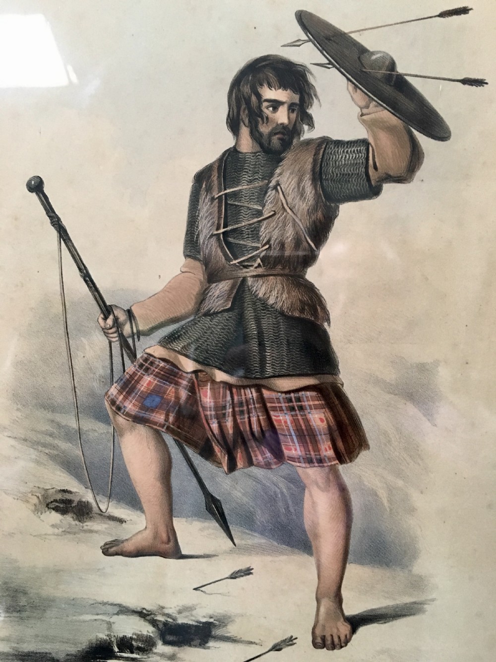 Pair Scottish lithographs  View IV