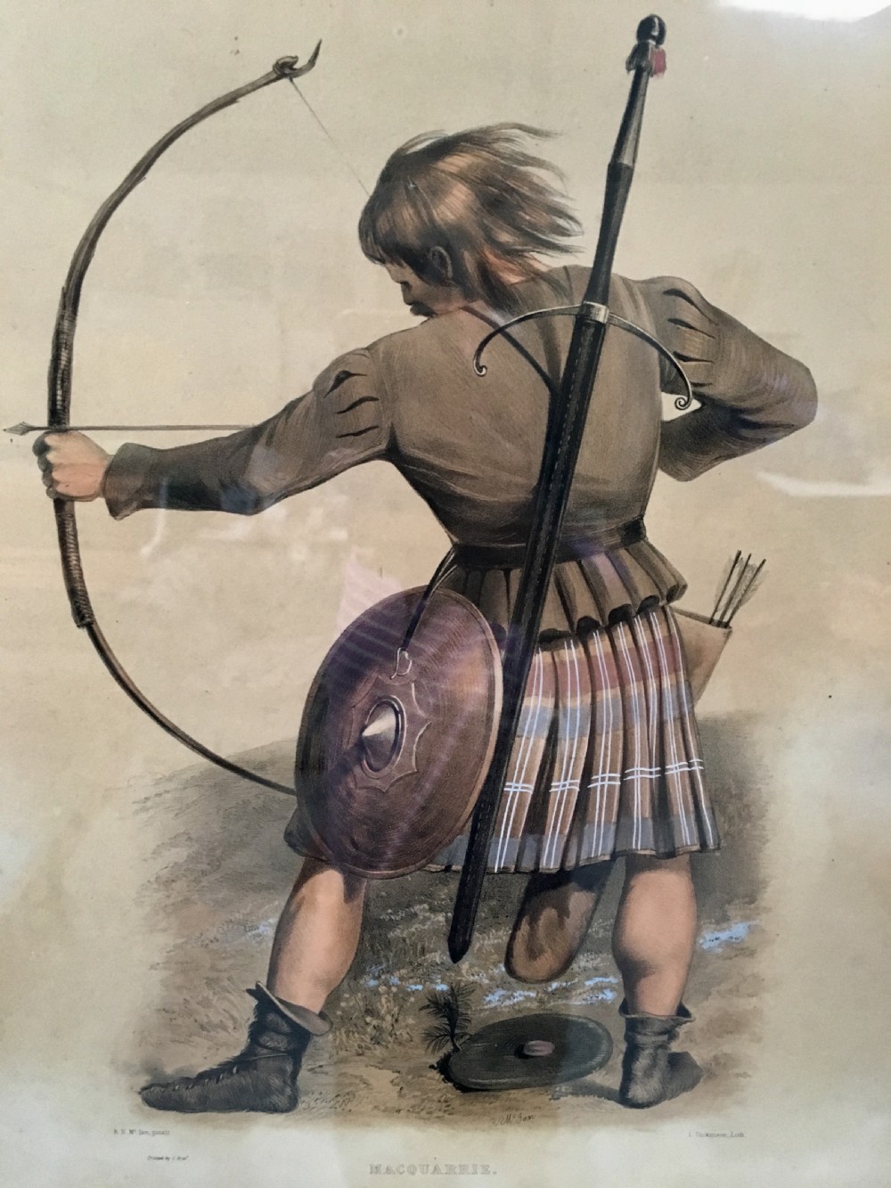 Pair Scottish lithographs  View V