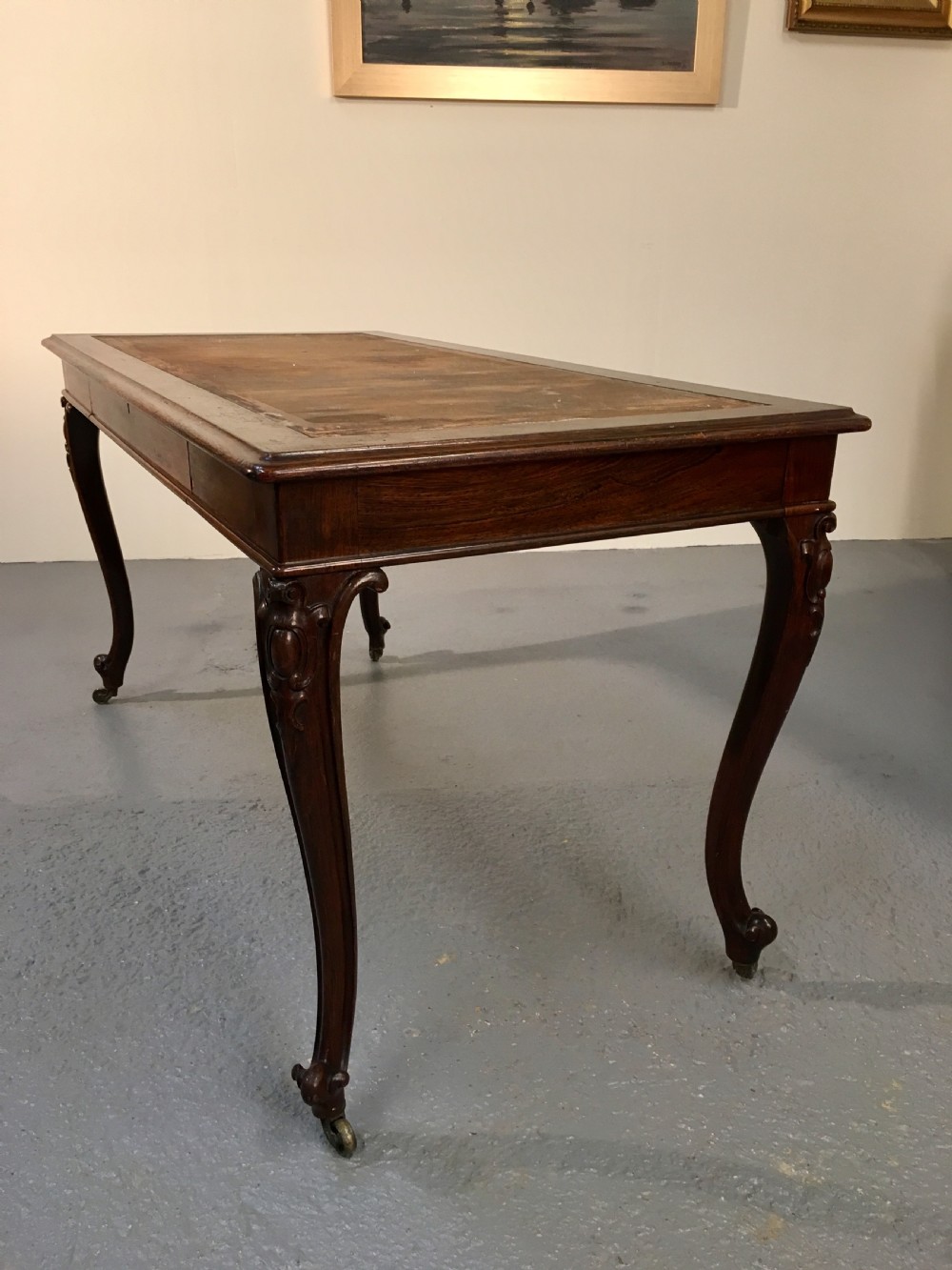 Superb rosewood writing table View IV