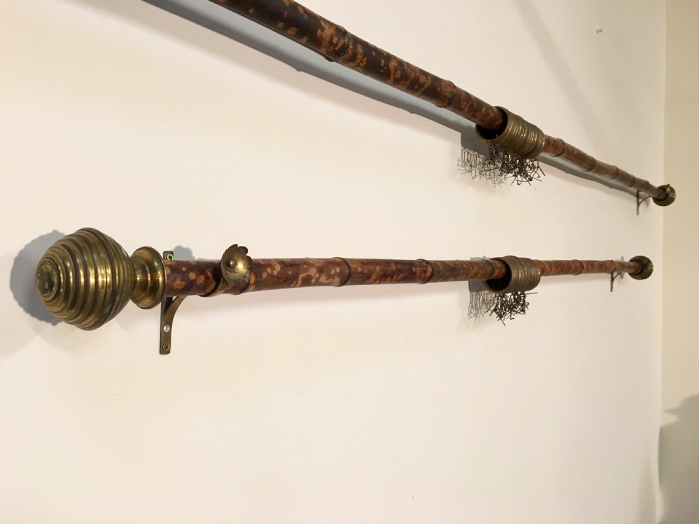 Bamboo tapestry hanging poles 