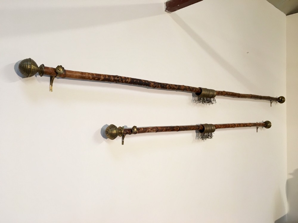 Bamboo tapestry hanging poles  View II