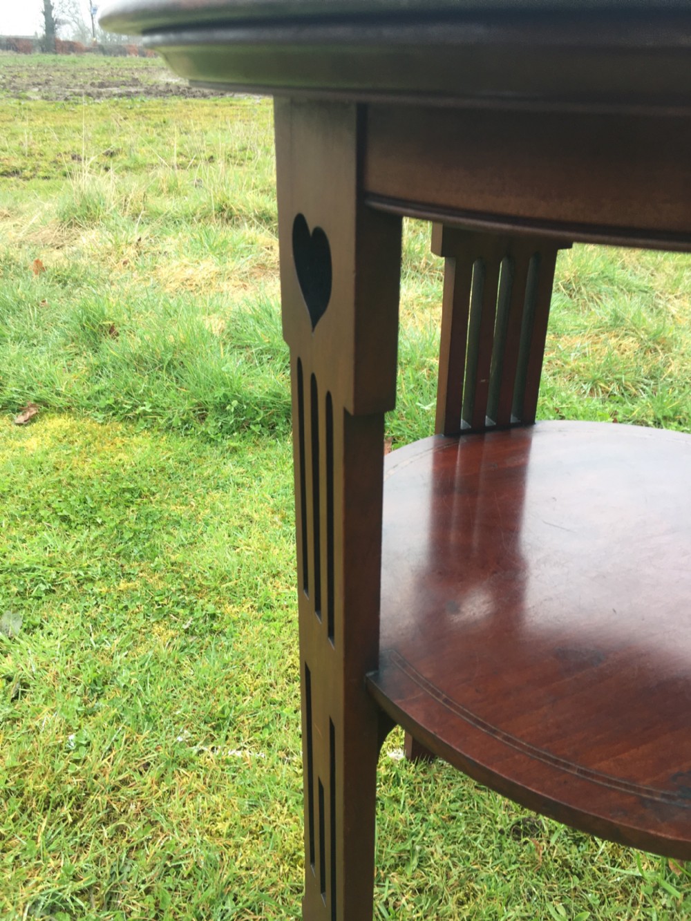 Good arts and crafts occasional table  View IX
