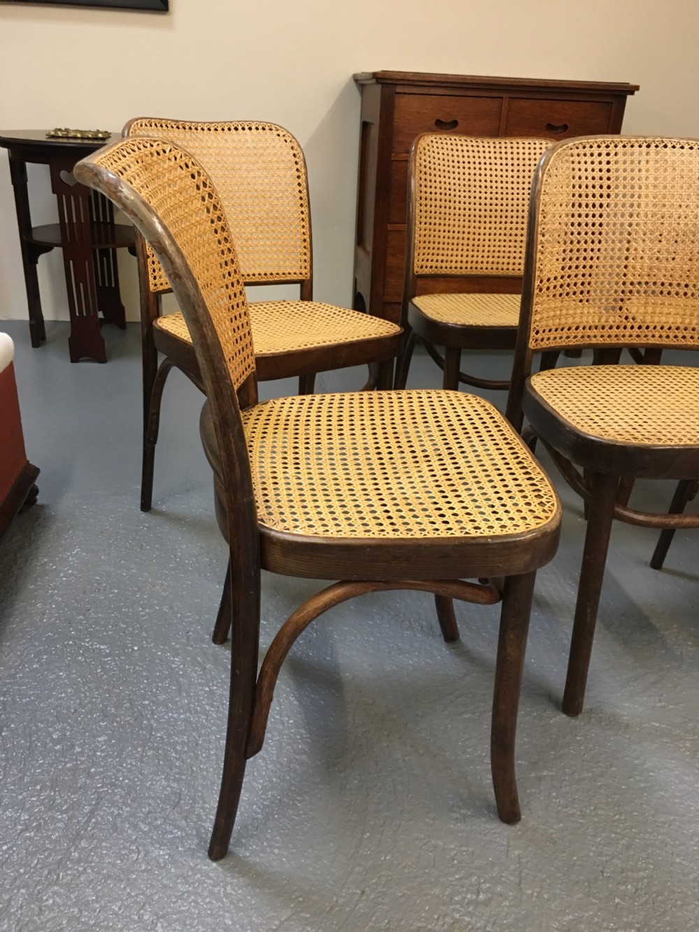 Rare set of eight Thonet chairs  View IV