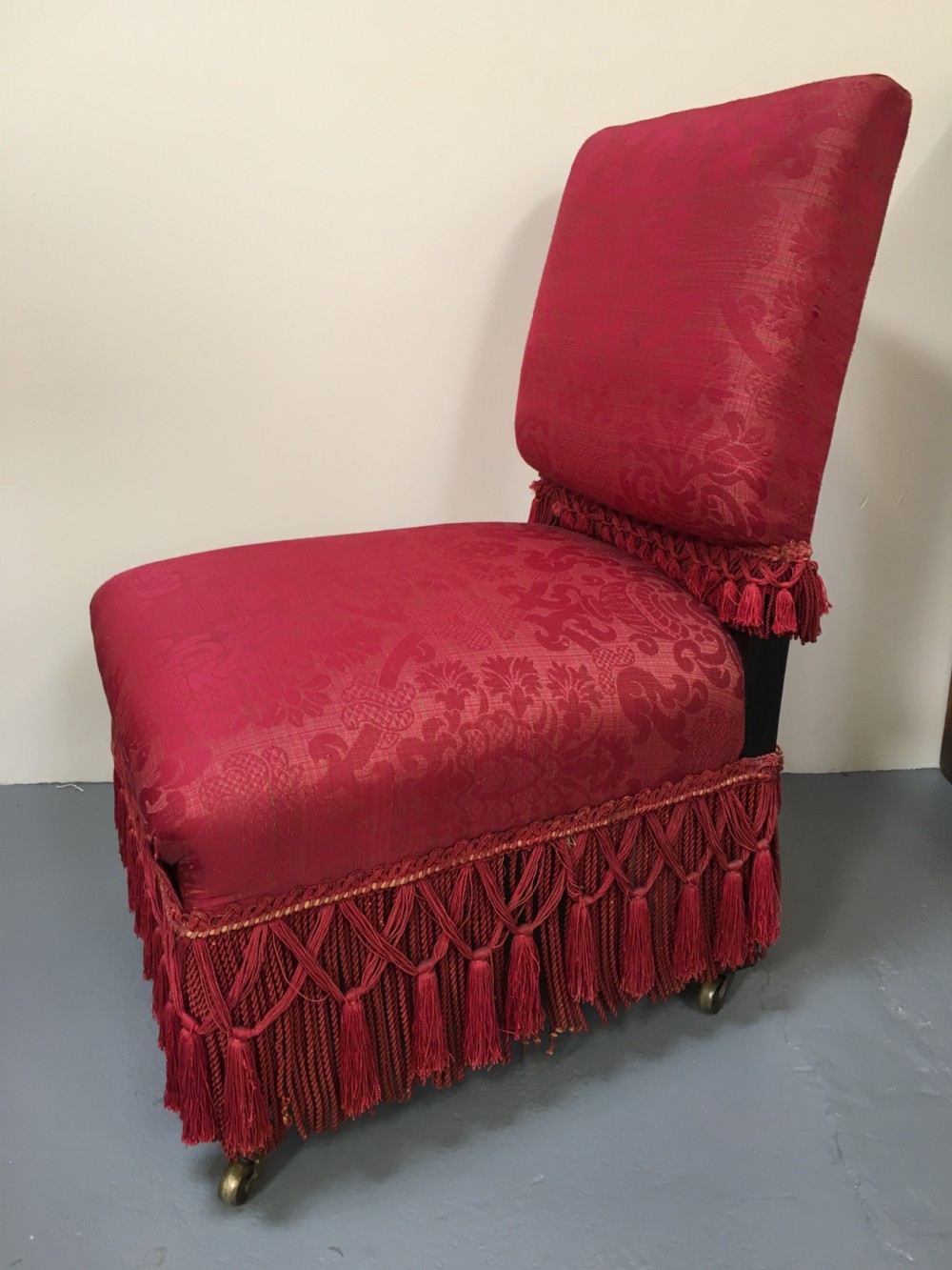 Decorative ebonized side chair View II