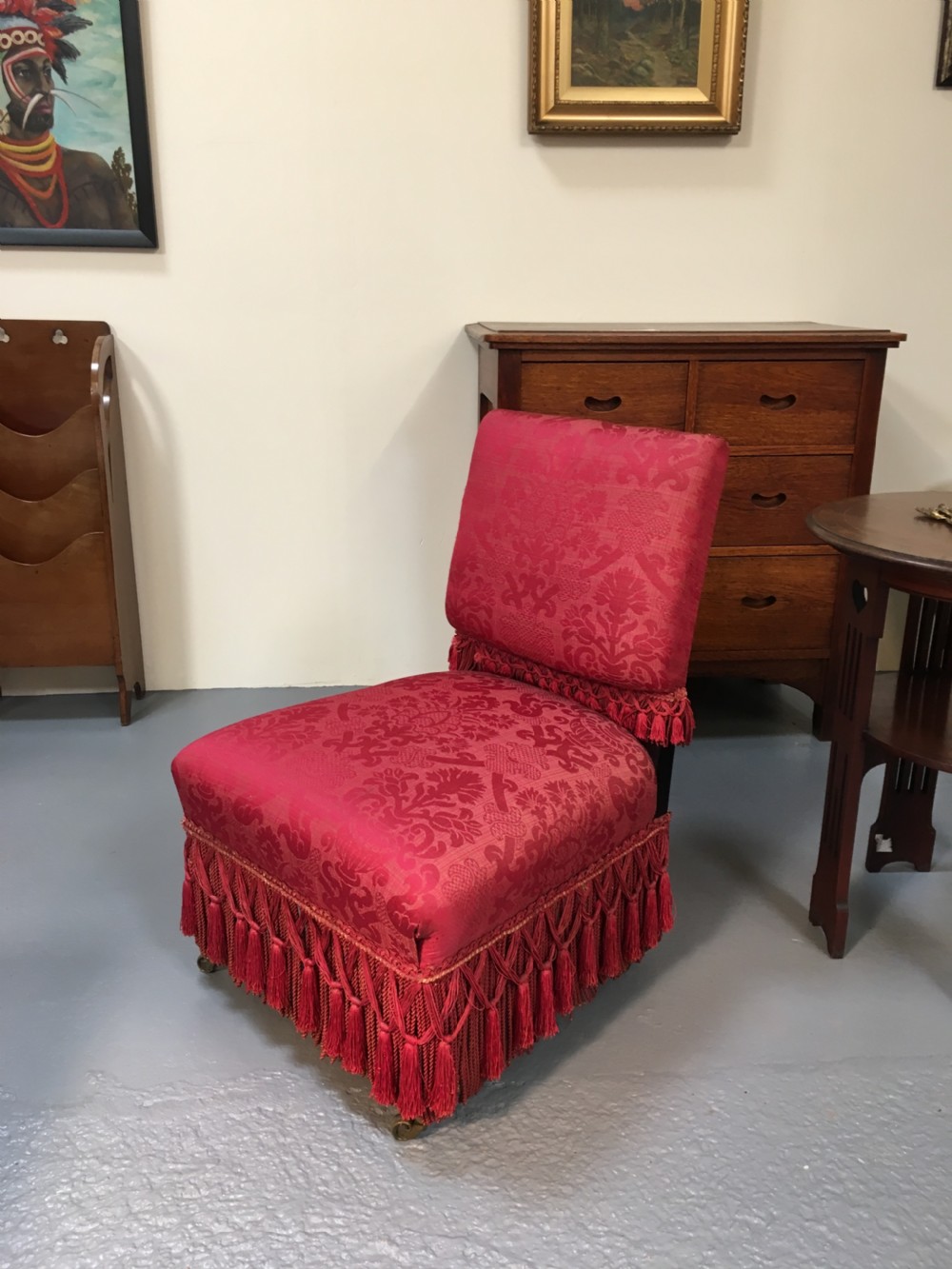 Decorative ebonized side chair View IV