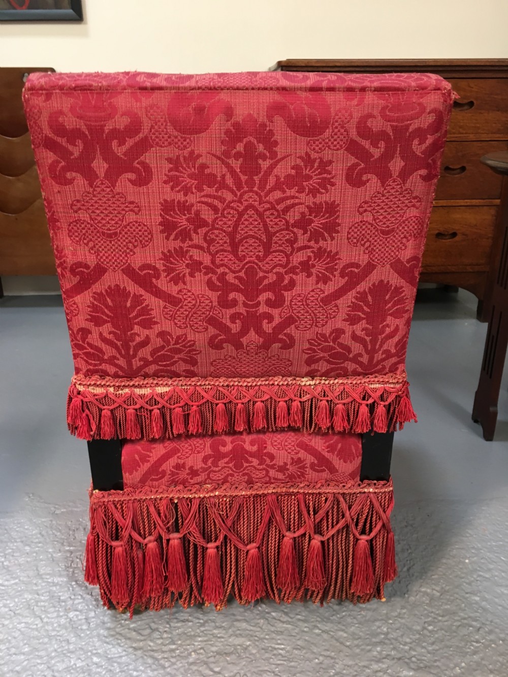 Decorative ebonized side chair View VI