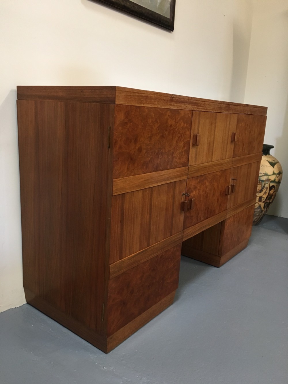 Art Deco walnut sideboard  View III
