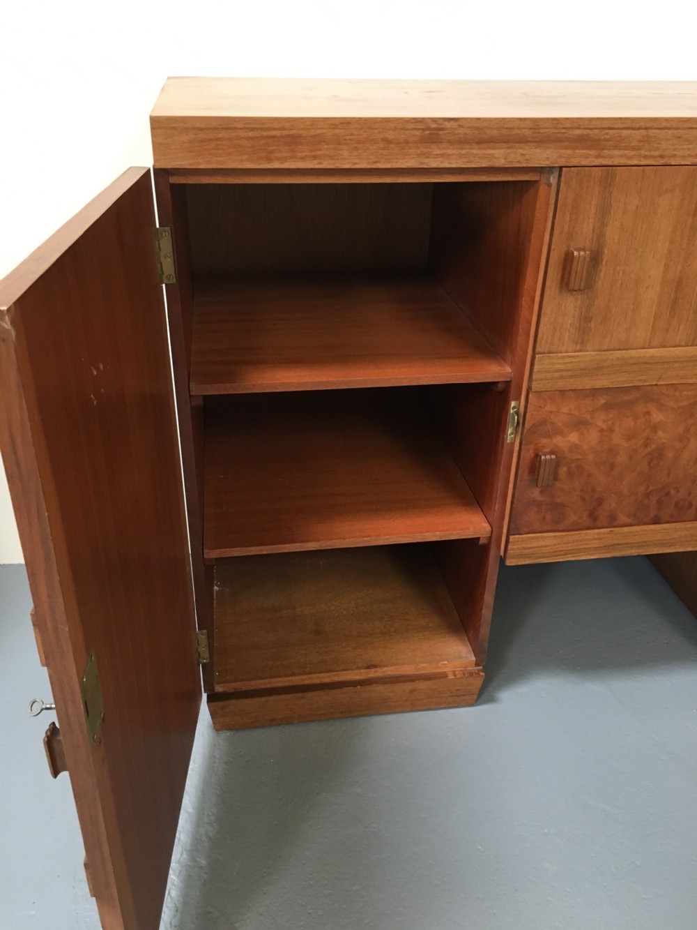 Art Deco walnut sideboard  View IV