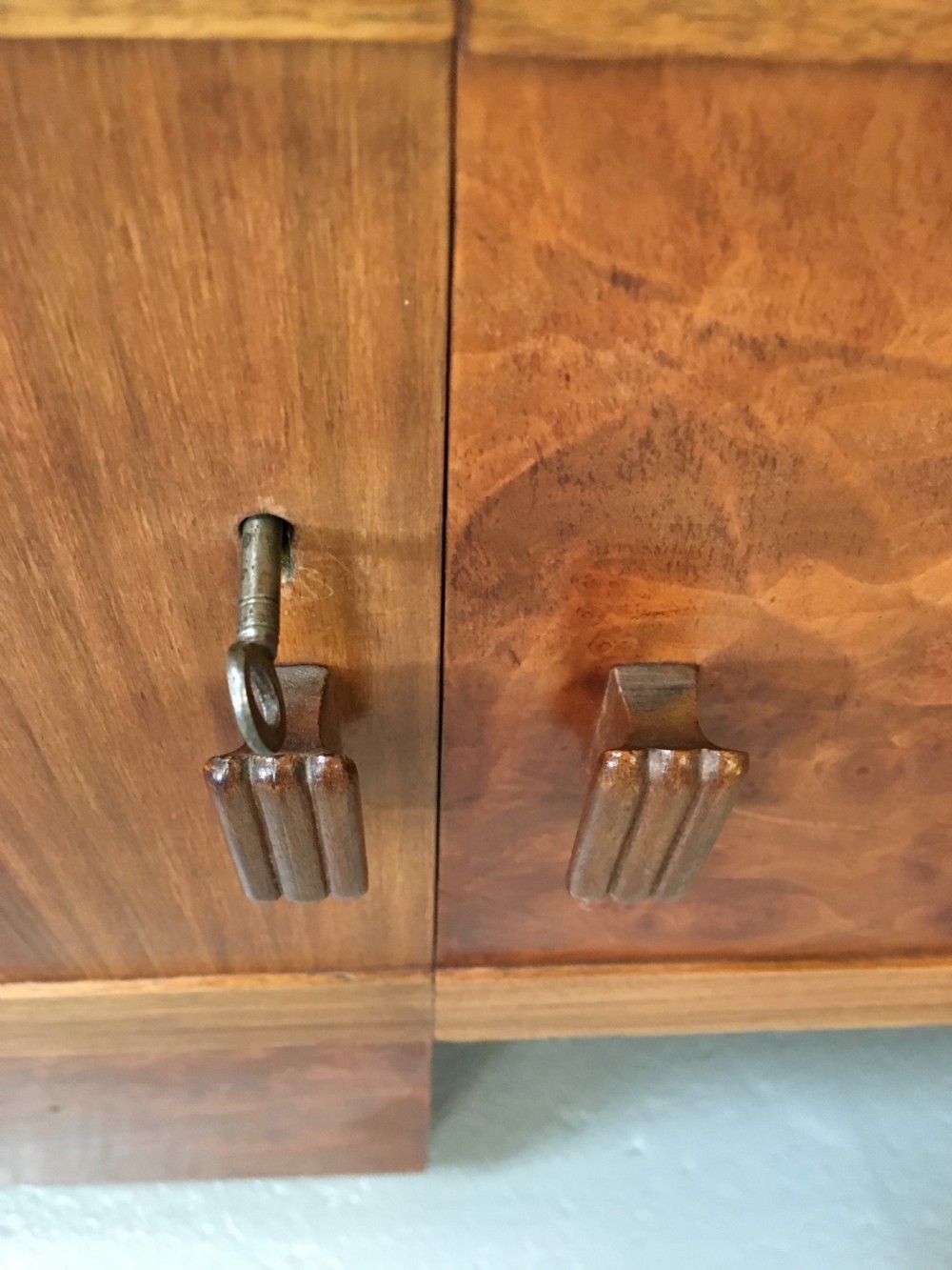 Art Deco walnut sideboard  View V
