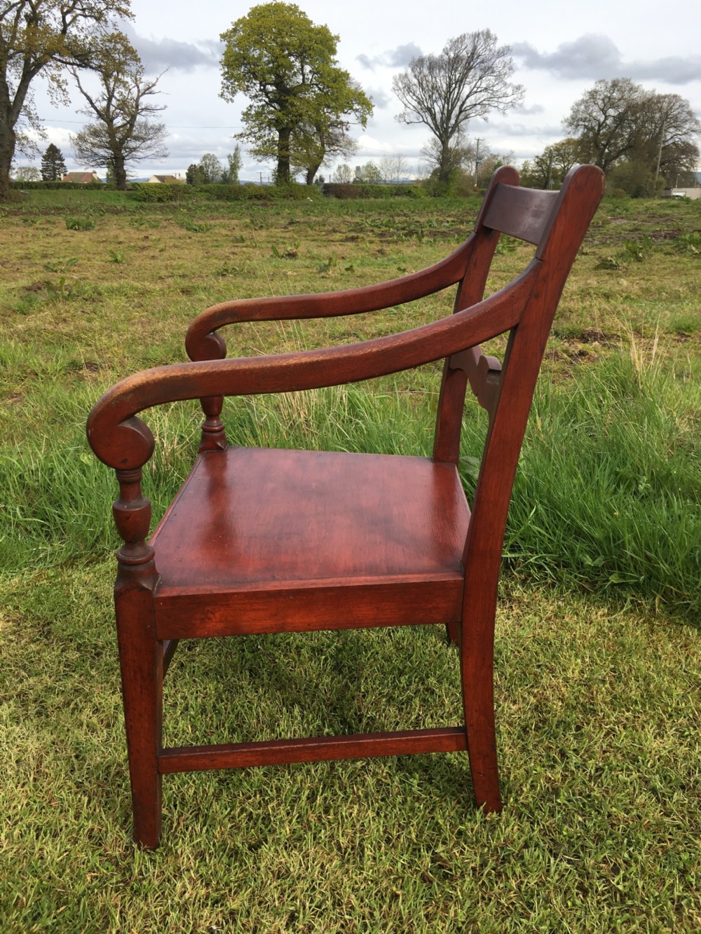 Scottish vernacular armchair in original paint  View III