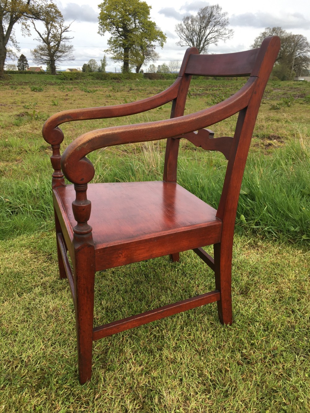 Scottish vernacular armchair in original paint  View IX