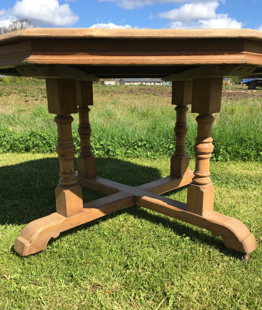 Dry oak gothic centre table  View III