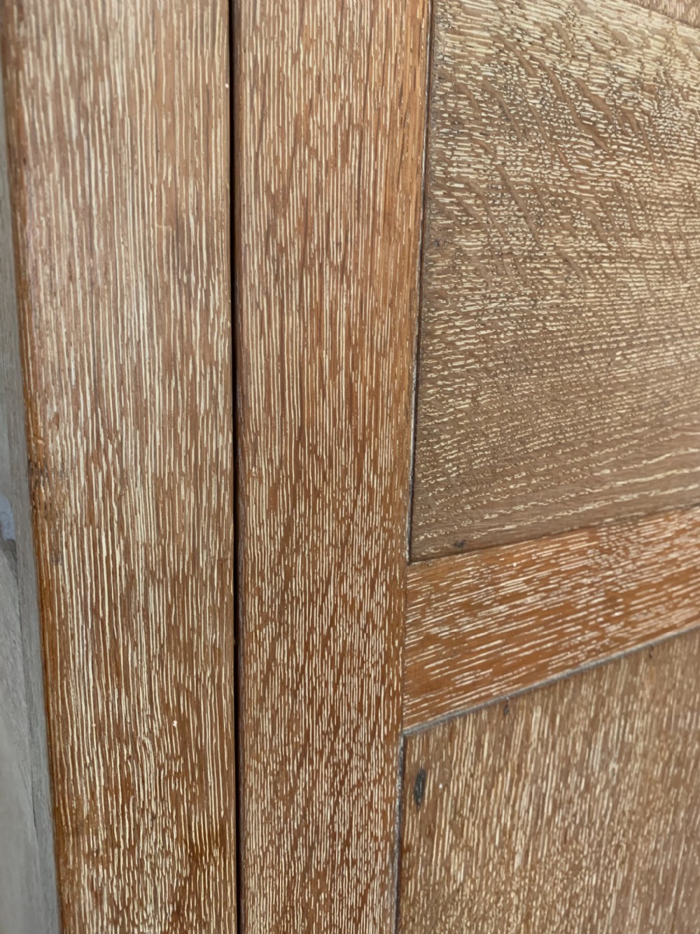 Heals limed oak wardrobe  View IV