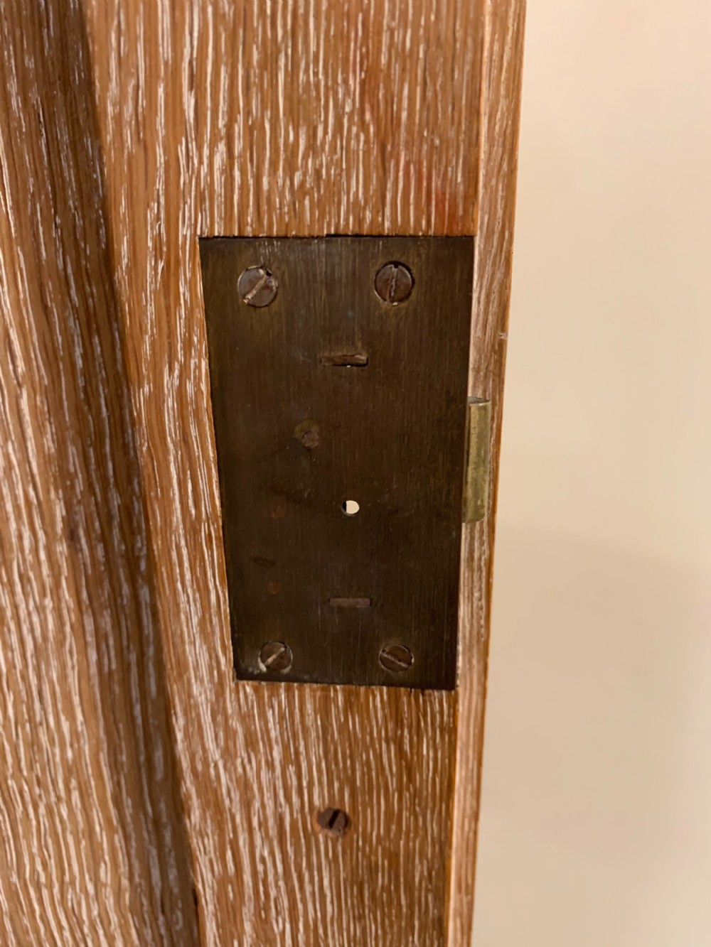 Heals limed oak wardrobe  View IX