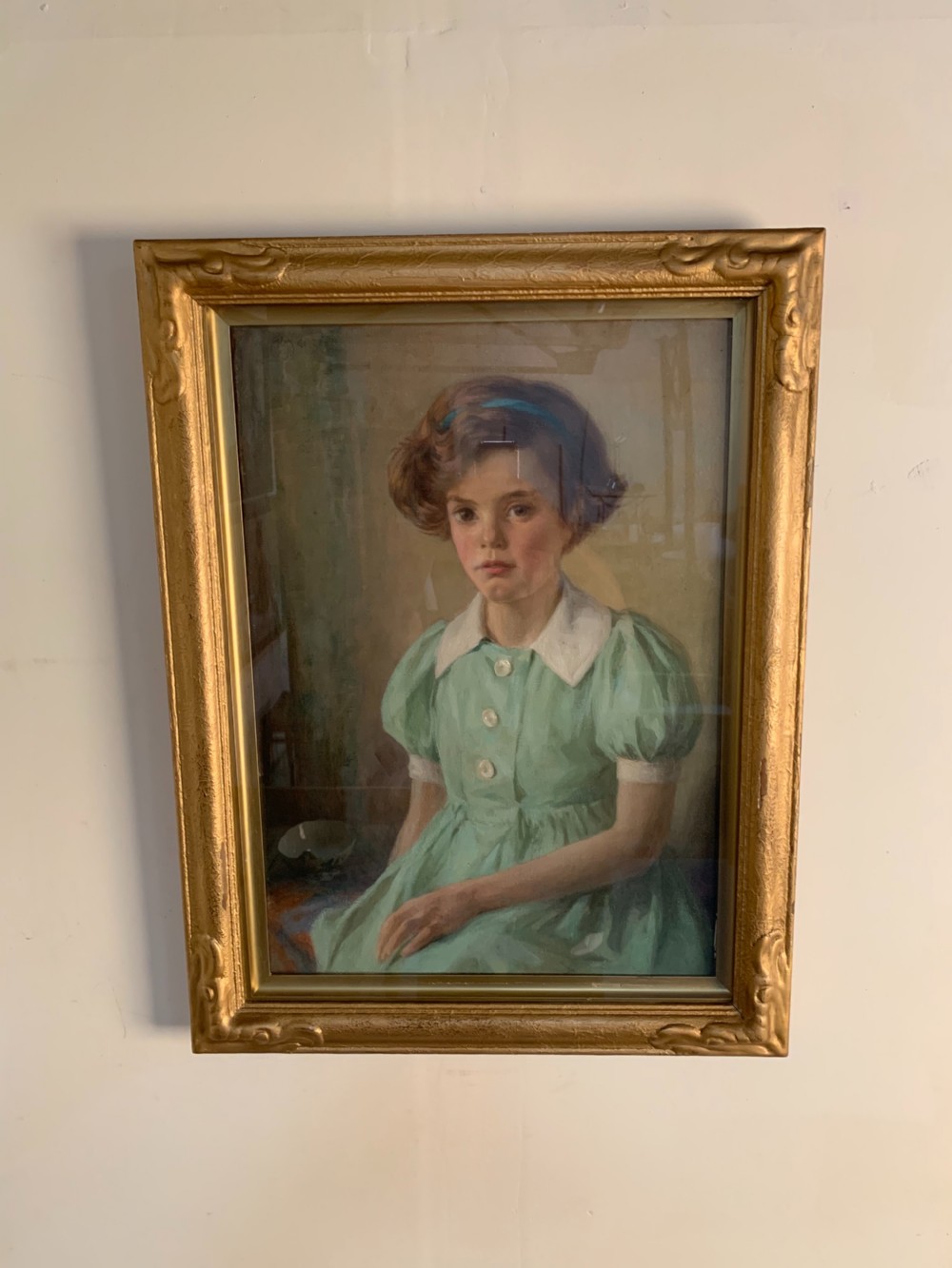 Charming Scottish oil portrait 