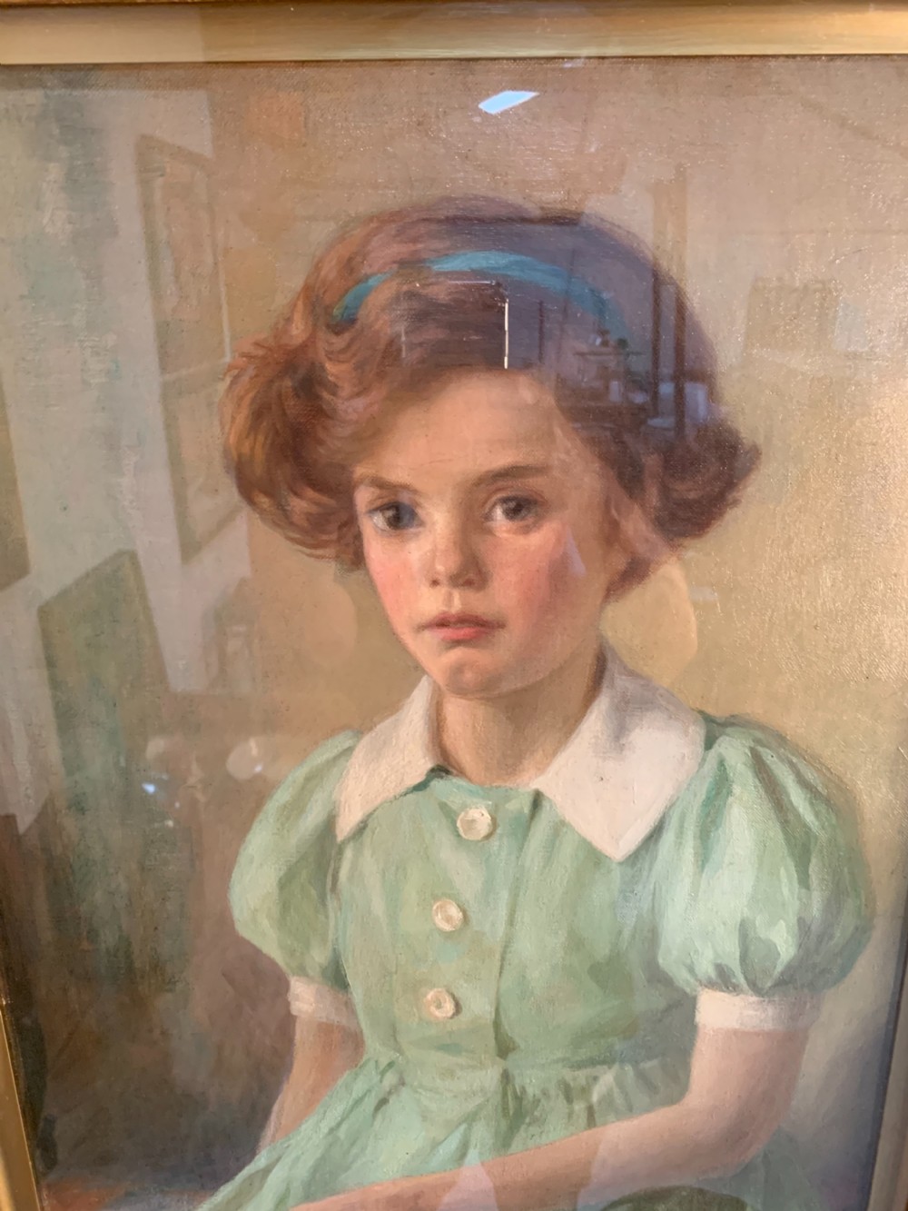 Charming Scottish oil portrait  View II
