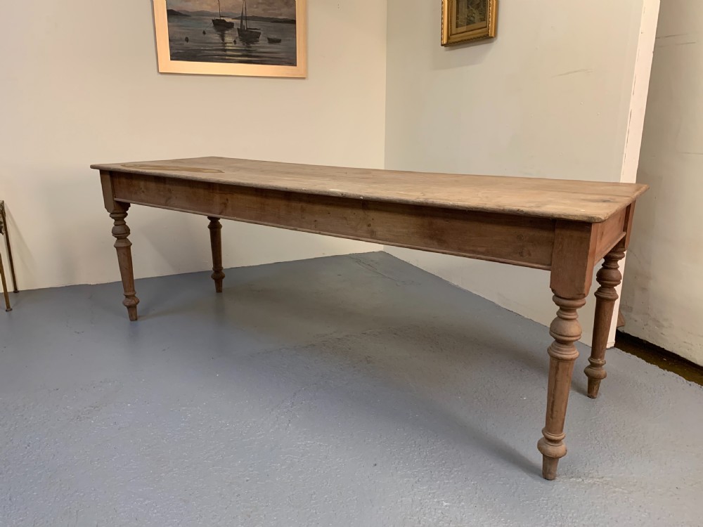 Rare large food preparation table  View III