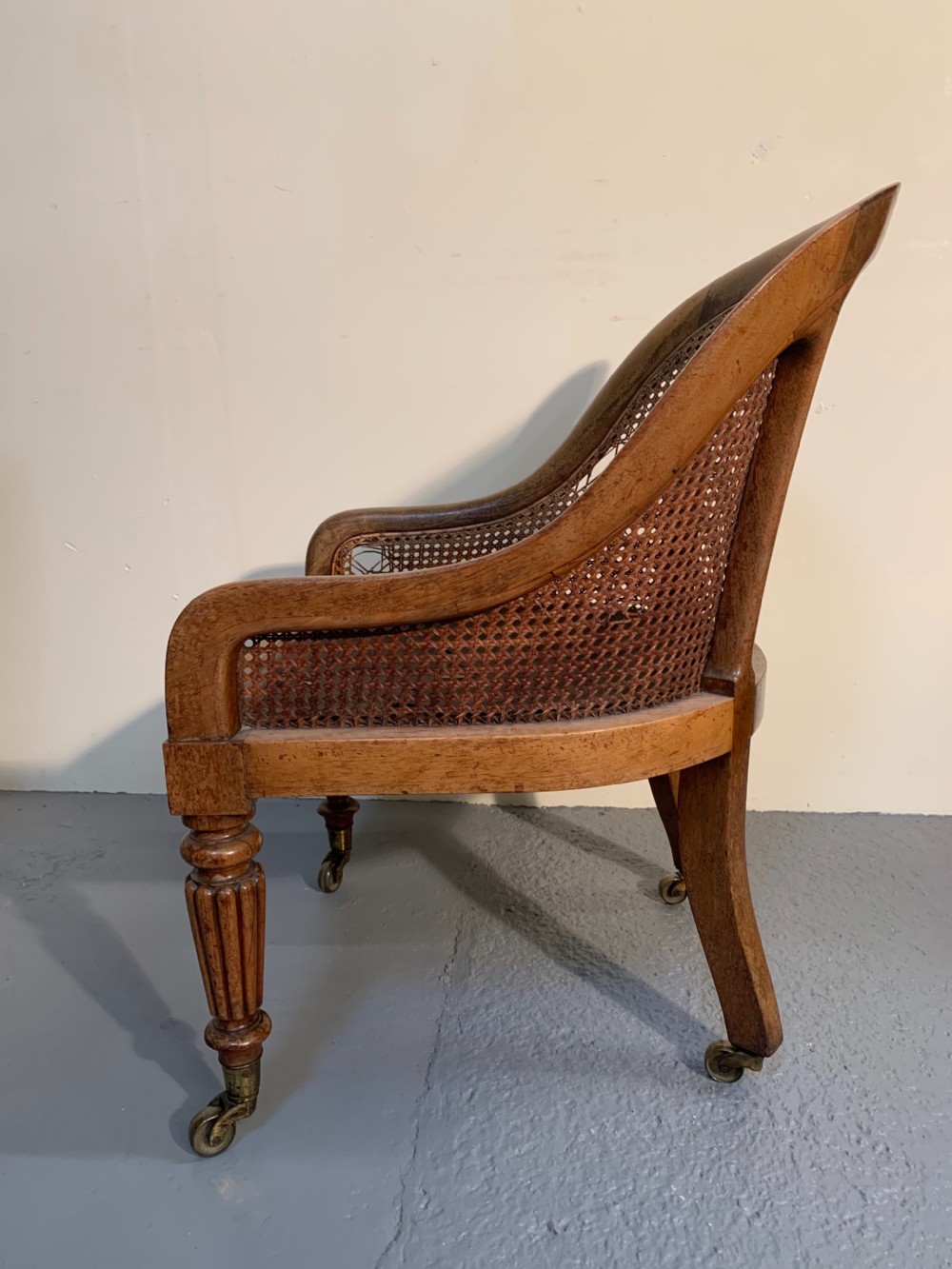 Rare Gillows Lancaster library chair  View V
