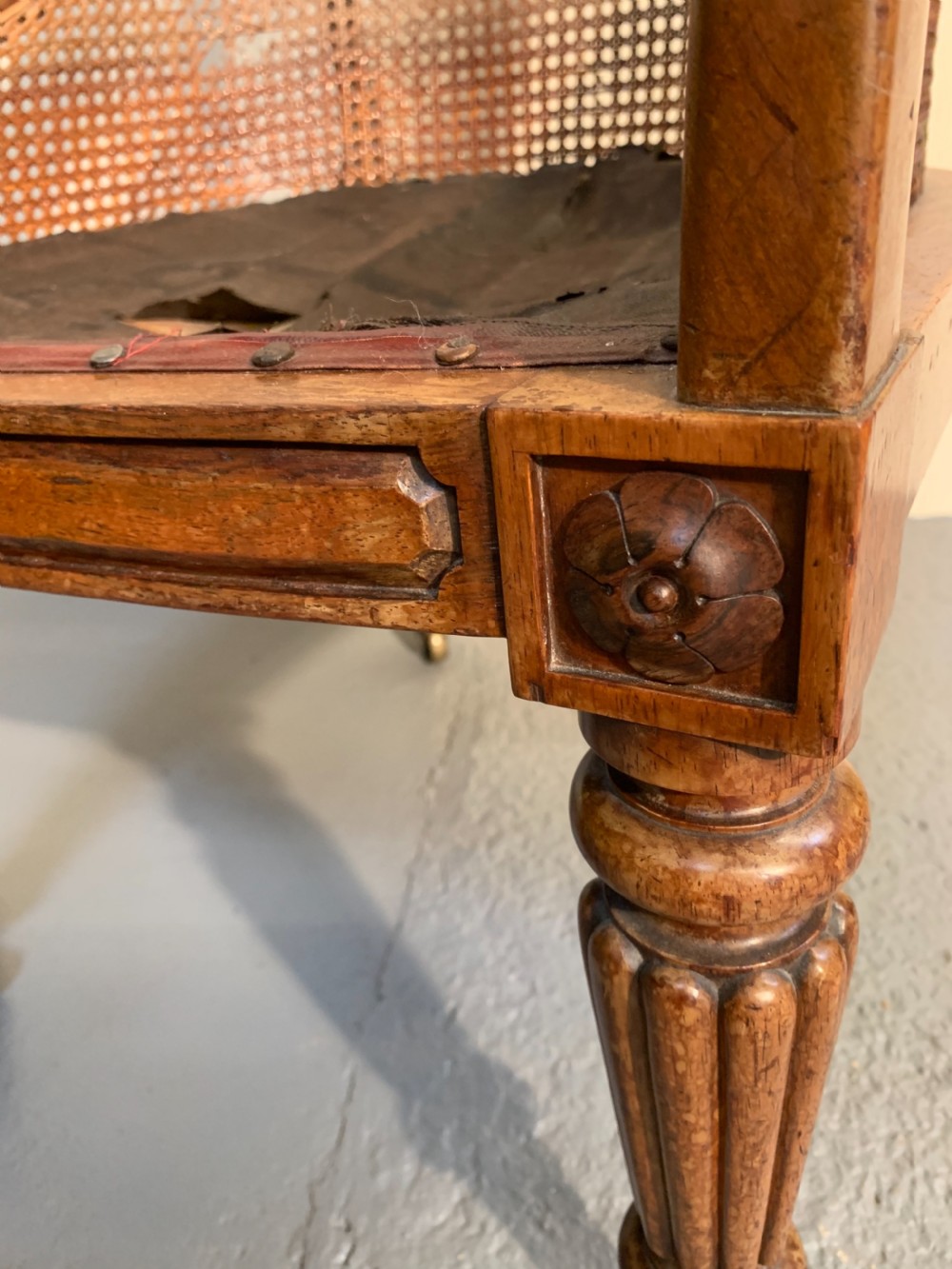 Rare Gillows Lancaster library chair  View VII