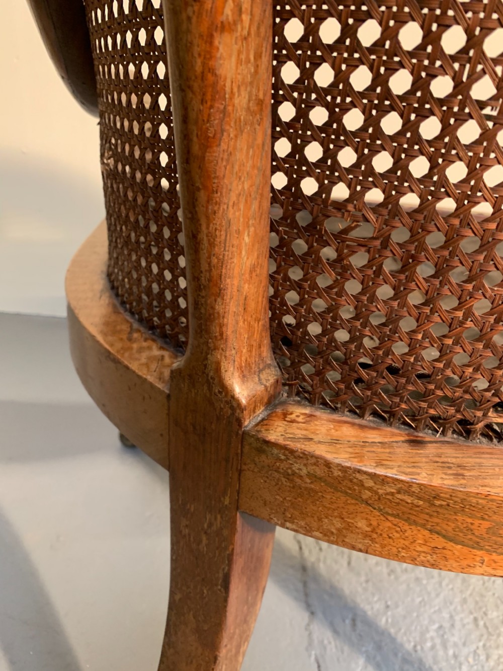 Rare Gillows Lancaster library chair  View IX