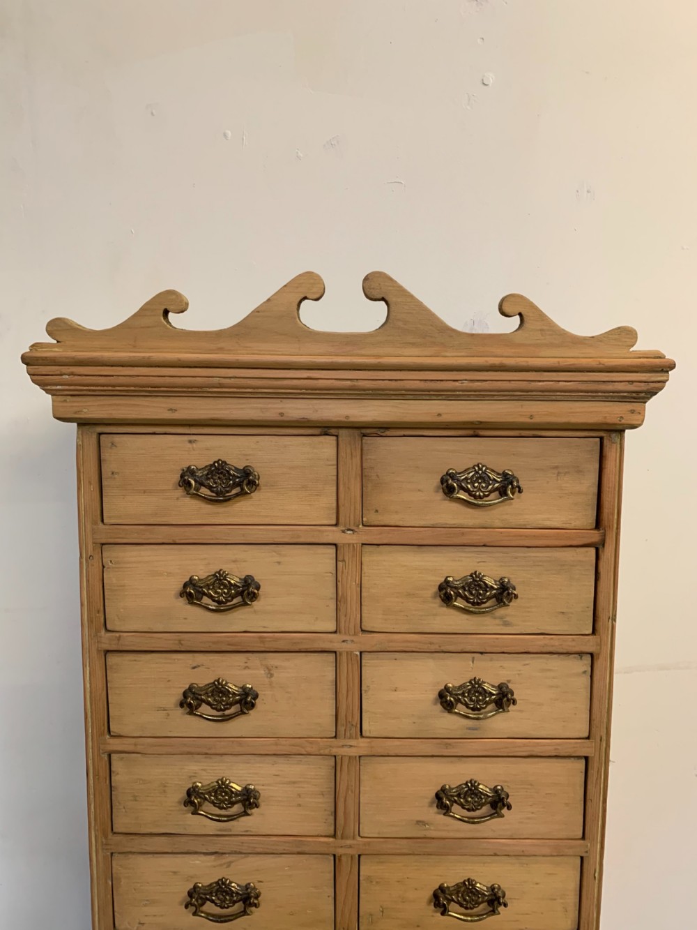 Pine bank of seed drawers  View III