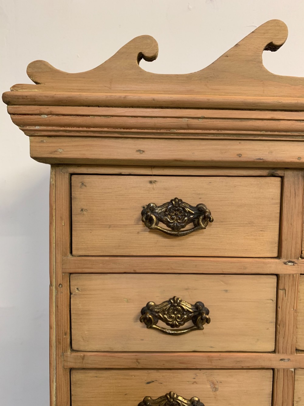 Pine bank of seed drawers  View IV