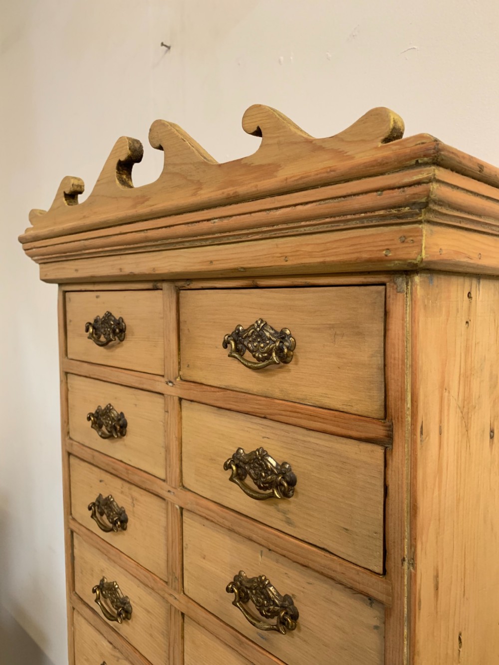 Pine bank of seed drawers  View VI