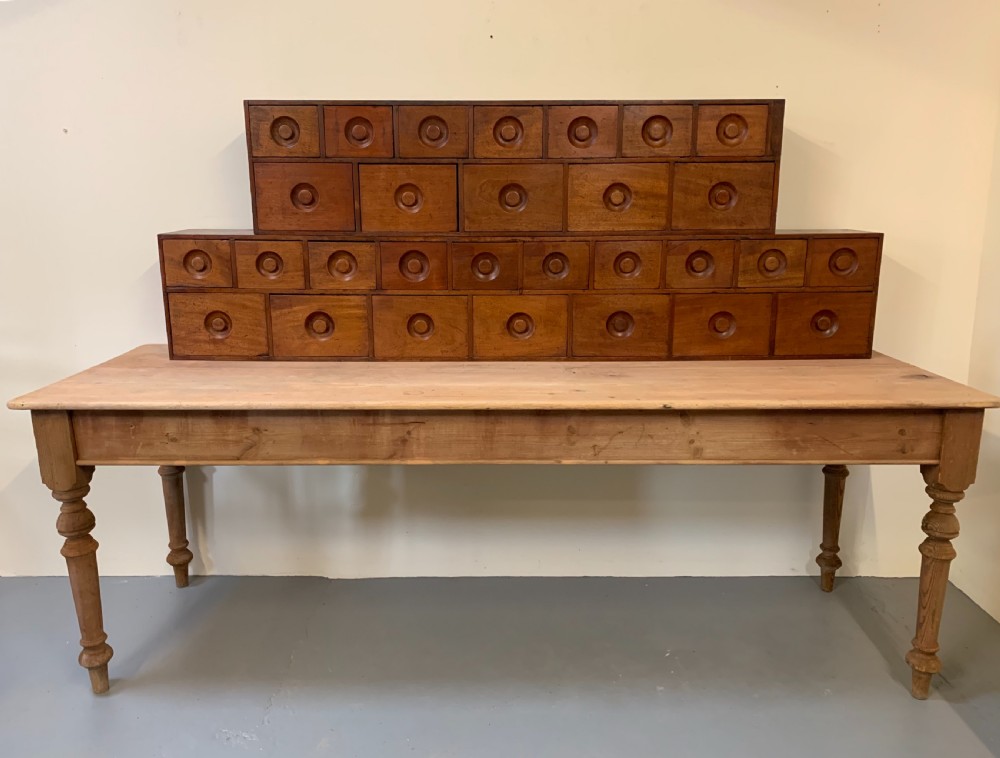 Large twin bank of seed drawers  View IV