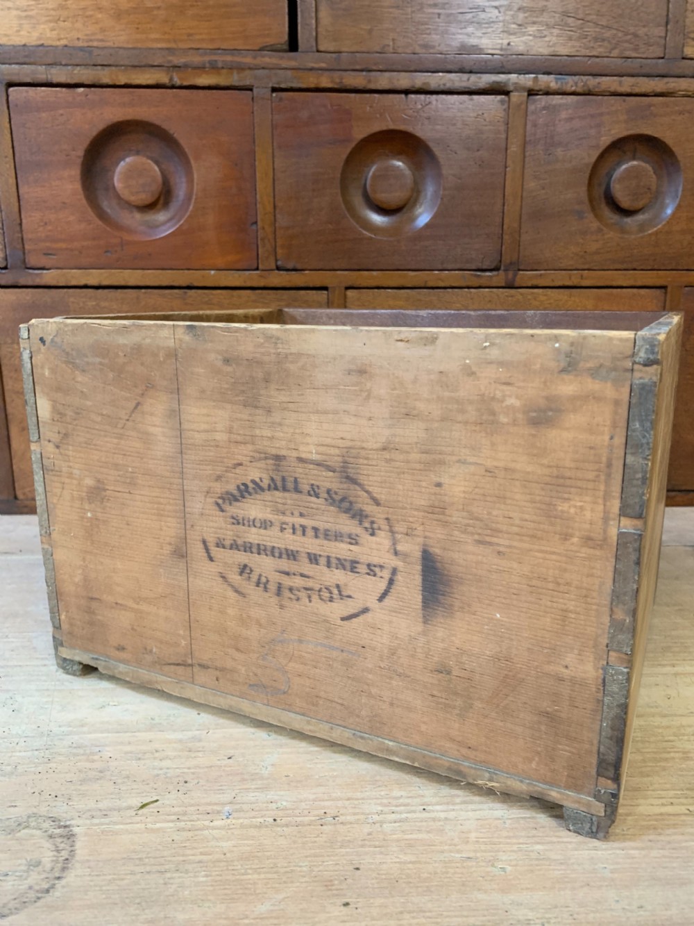 Large twin bank of seed drawers  View VIII