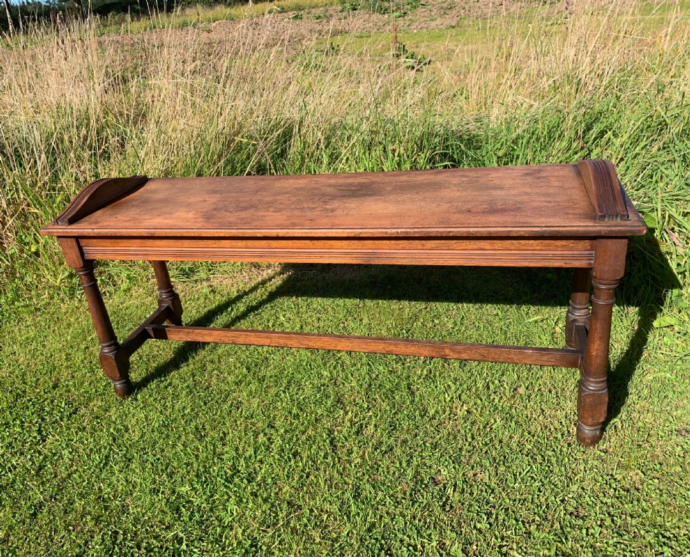 Good walnut hall bench View VIII