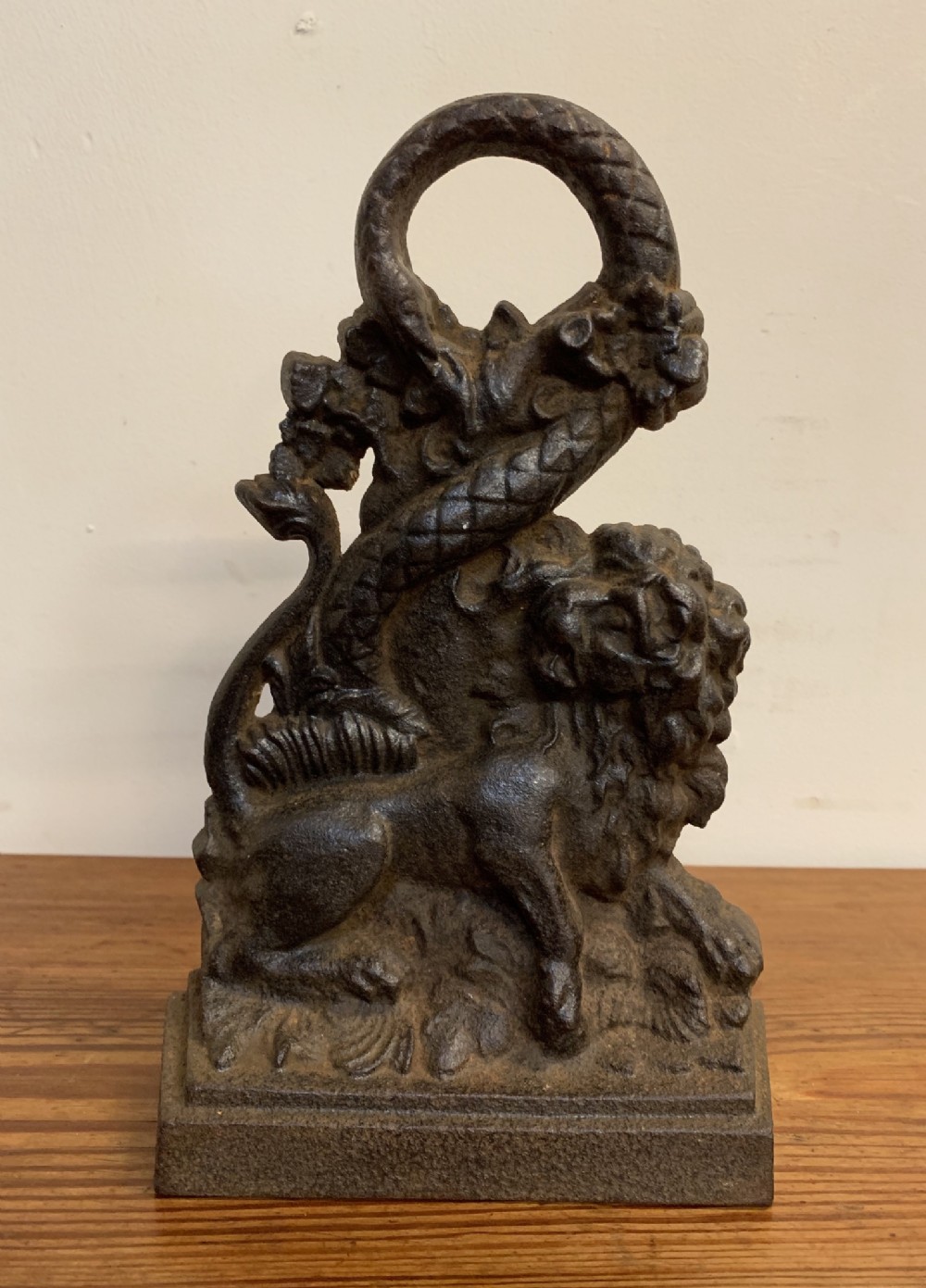 Cast iron door porter