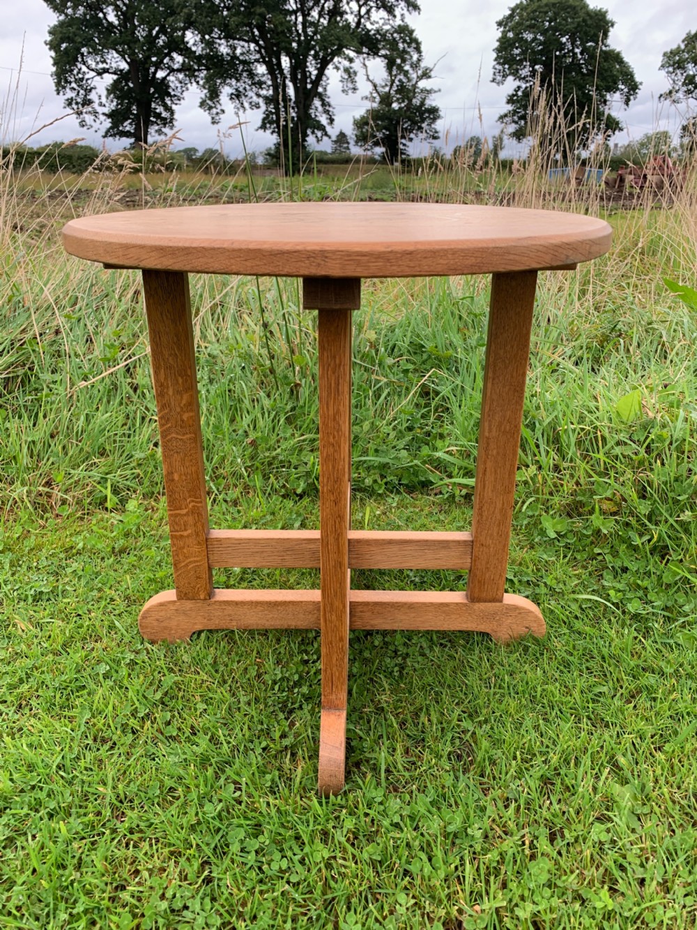 Arts and crafts oak table  View IV