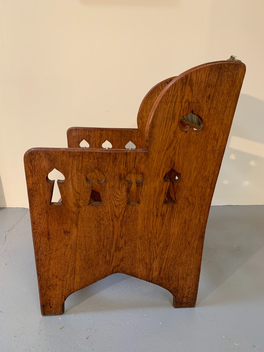 Goodyers arts and crafts oak chair  View V