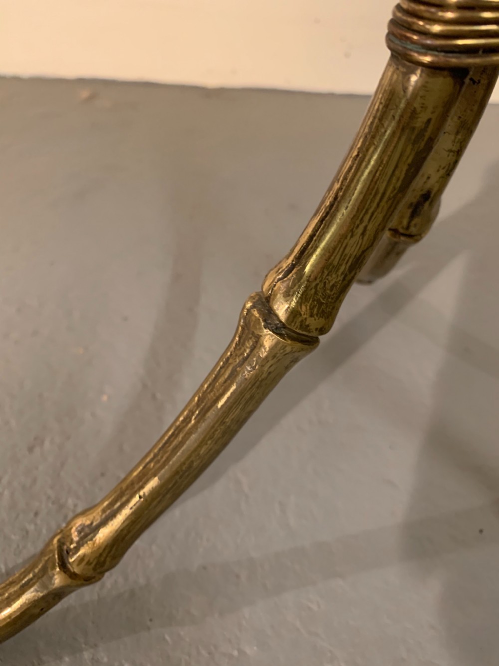Superb gilt brass occasional table  View II