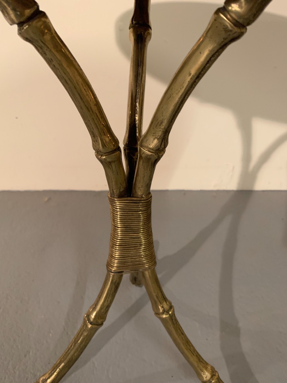 Superb gilt brass occasional table  View III