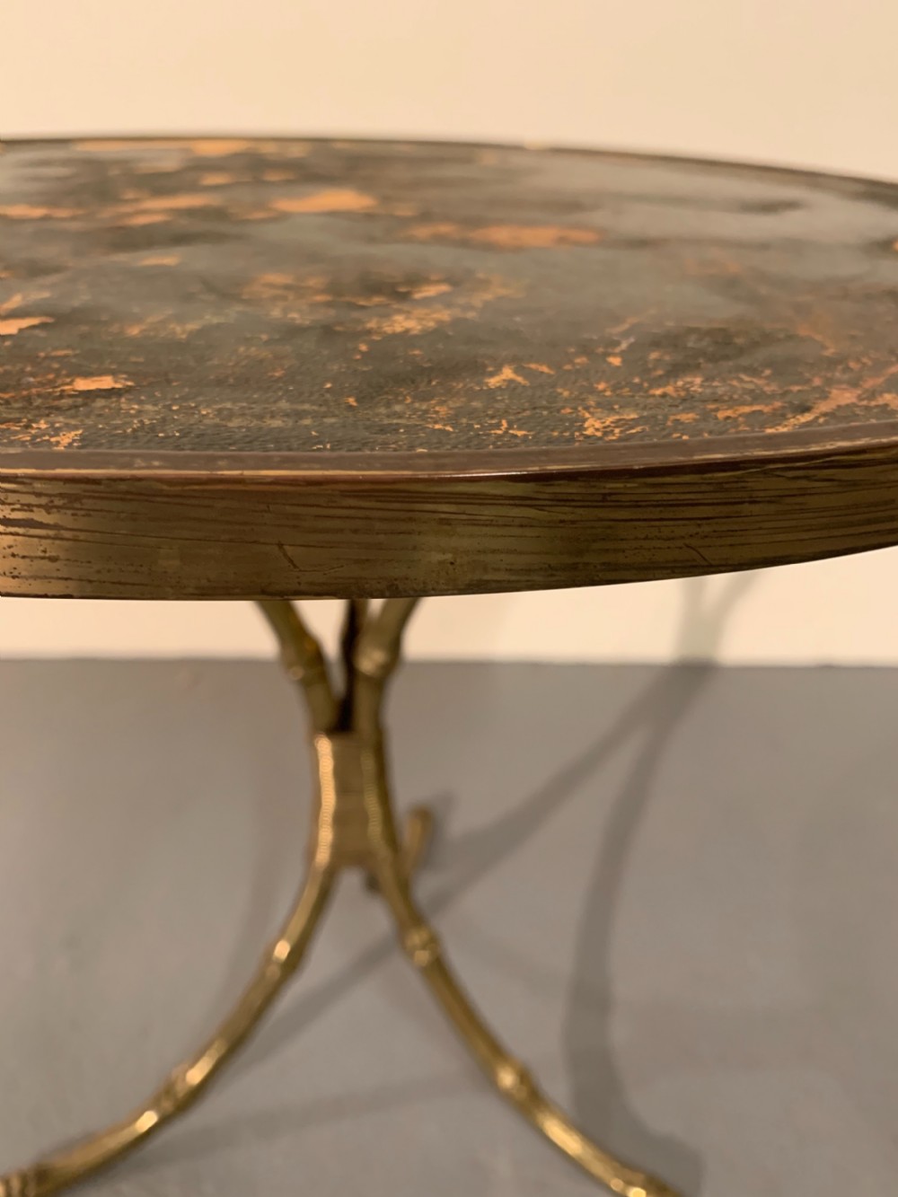 Superb gilt brass occasional table  View V