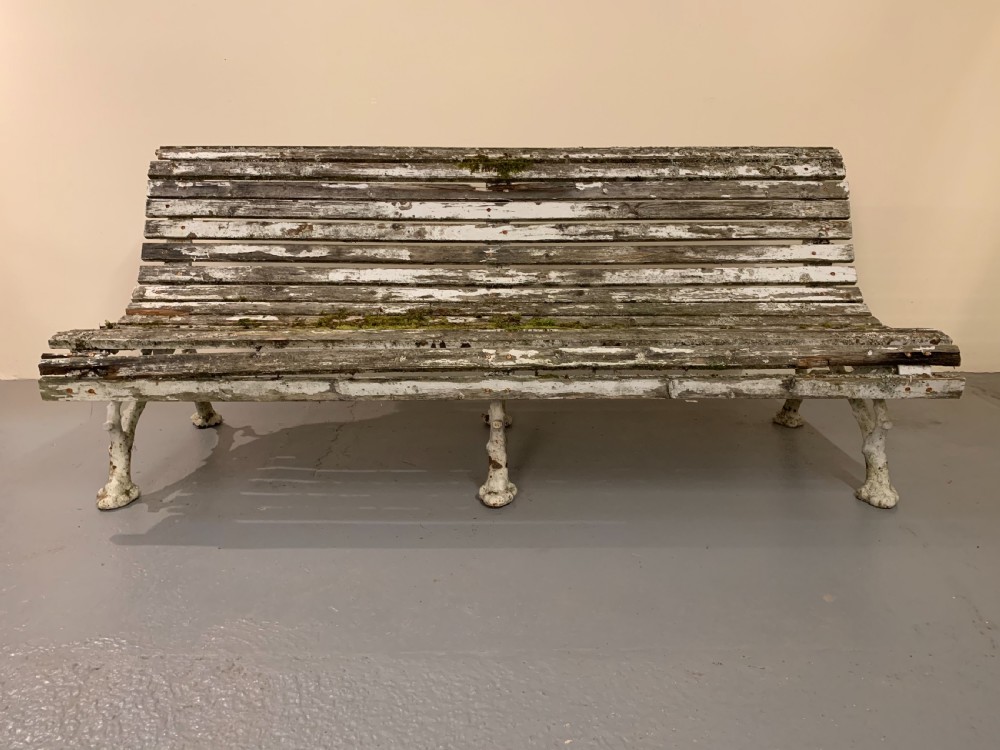Twig pattern garden bench  View II