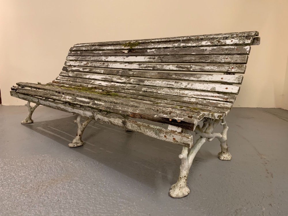 Twig pattern garden bench  View III
